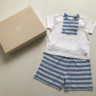 アルマーニ ジュニア(ARMANI JUNIOR)の☆TH様専用☆【新品】アルマーニジュニア　セットアップ　12M(その他)