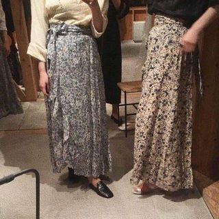 イザベルマラン(Isabel Marant)のイザベルマラン リネン 巻きスカート (ロングスカート)