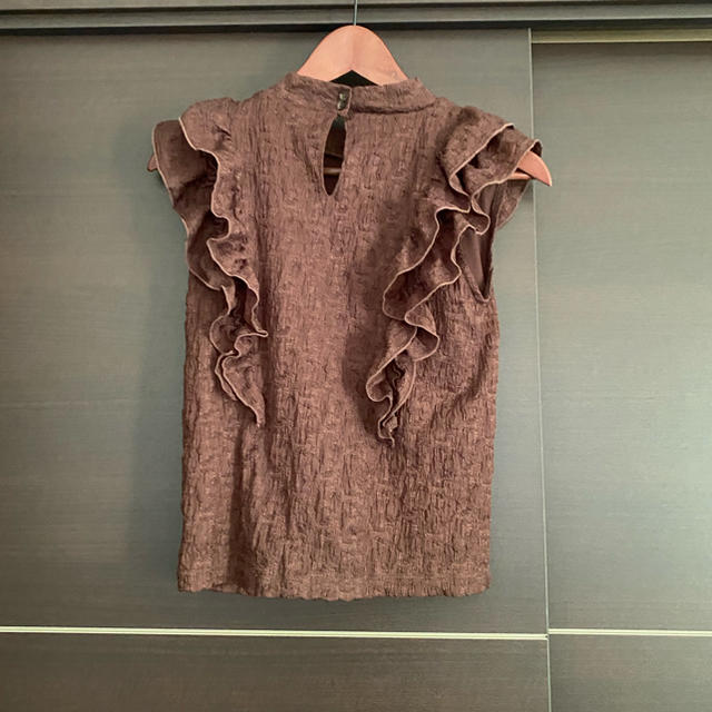 moussy(マウジー)のLACE FRILL トップス　MOUSSY レディースのトップス(シャツ/ブラウス(半袖/袖なし))の商品写真