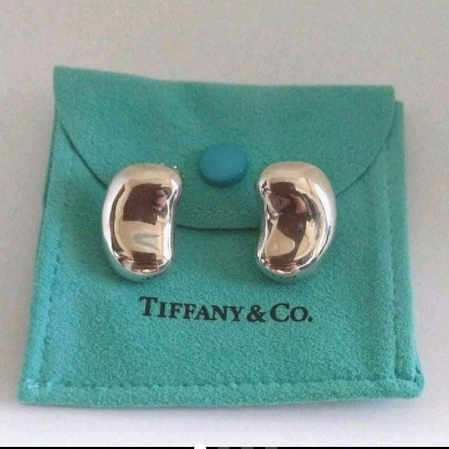 Tiffany & Co.(ティファニー)のティファニー ビーンイヤリング(大)保存袋付き!(難あり レディースのアクセサリー(イヤリング)の商品写真