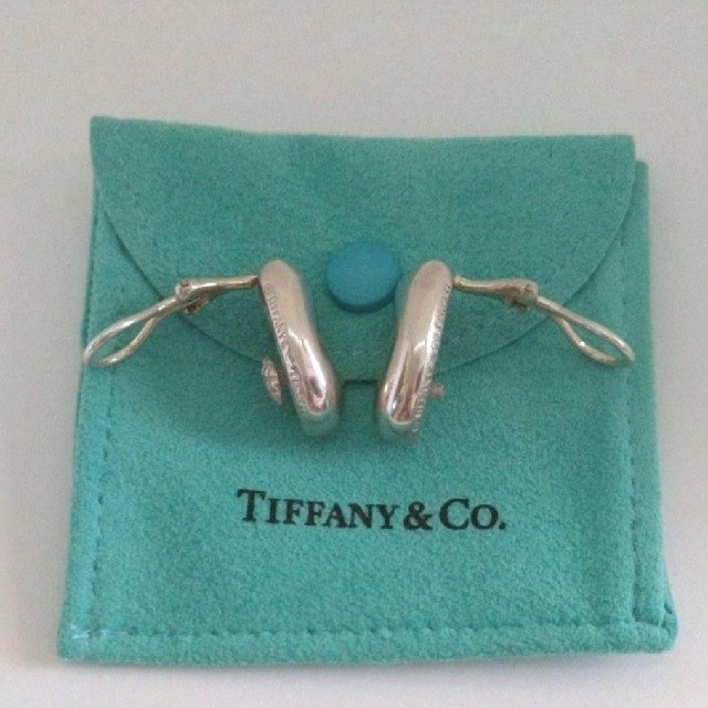 Tiffany & Co.(ティファニー)のティファニー ビーンイヤリング(大)保存袋付き!(難あり レディースのアクセサリー(イヤリング)の商品写真