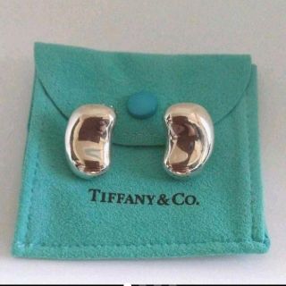 ティファニー(Tiffany & Co.)のティファニー ビーンイヤリング(大)保存袋付き!(難あり(イヤリング)