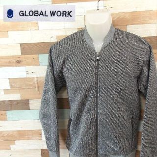 グローバルワーク(GLOBAL WORK)の【GLOBAL WORK】 美品 グローバルワーク グレージップジャケット S(ブルゾン)