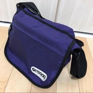 アウトドアプロダクツ(OUTDOOR PRODUCTS)の【最安値】アウトドア OUTDOOR♡ショルダーバッグ 紫 紺色(ショルダーバッグ)