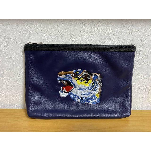 正規 ○定価40700○新品同様○KENZO クラッチバッグ ポーチ 高田賢三
