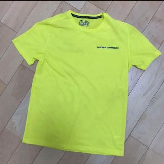 アンダーアーマー(UNDER ARMOUR)の【訳あり・最安値】under armour♡Tシャツ メンズMサイズ 黄色(Tシャツ/カットソー(半袖/袖なし))