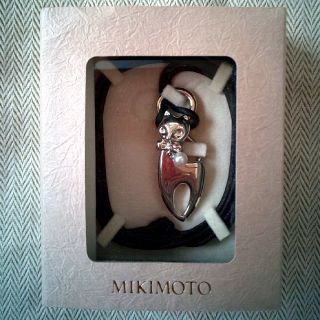 ミキモト(MIKIMOTO)のミキモト  ネコパールペンダント ネックレス  MIKIMOTO 猫 ねこ(ネックレス)