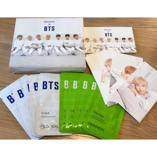 ボウダンショウネンダン(防弾少年団(BTS))の新品未使用　MEDIHEAL X BTS  フェイスマスクセット(パック/フェイスマスク)