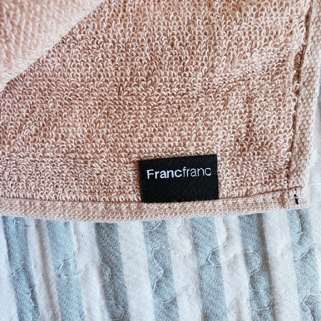 Francfranc(フランフラン)の専用　Francfranc★タオルハンカチ二枚 レディースのファッション小物(ハンカチ)の商品写真