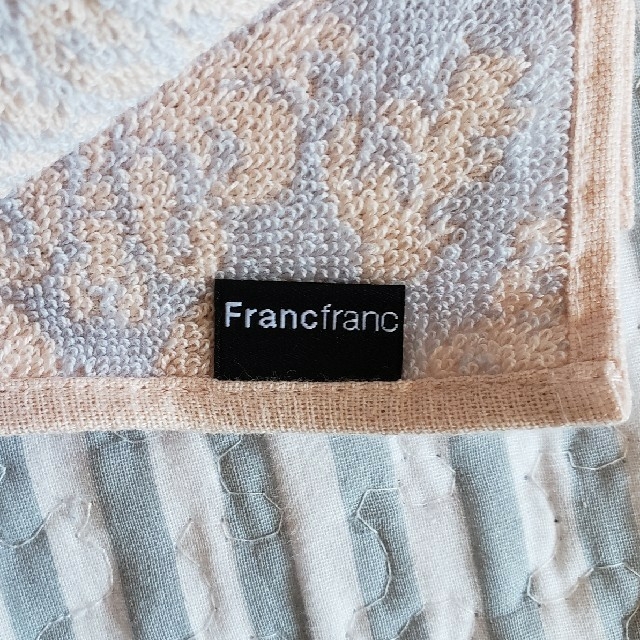 Francfranc(フランフラン)の専用　Francfranc★タオルハンカチ二枚 レディースのファッション小物(ハンカチ)の商品写真