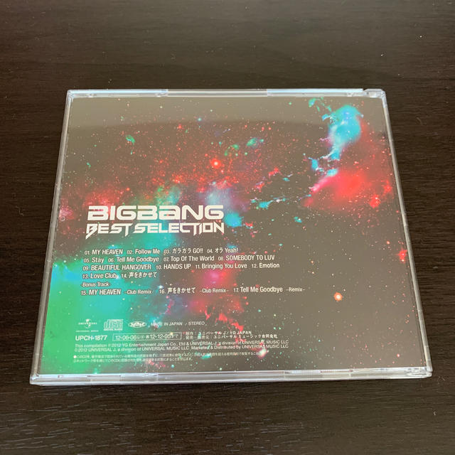 9/18に消去します！BIGBANG BEST SELECTION エンタメ/ホビーのCD(ポップス/ロック(邦楽))の商品写真