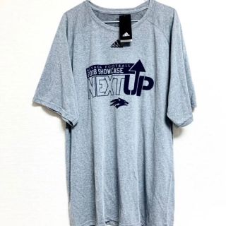 アディダス(adidas)のアメフト アディダス  ネバダ大学 XLサイズ Tシャツ グレー【新品】(アメリカンフットボール)