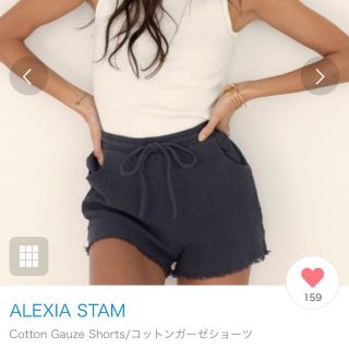 アリシアスタン(ALEXIA STAM)のコットンガーゼショーツ(ショートパンツ)