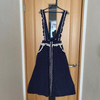 アクシーズファム(axes femme)の♡美品　アクシーズファーム　紐フリル　水玉スカート　M(ロングスカート)