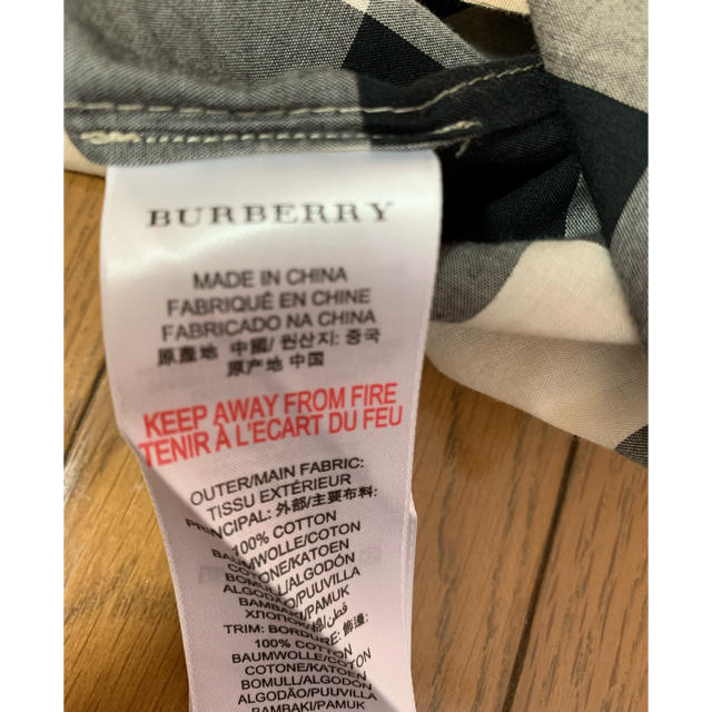 BURBERRY(バーバリー)の最終お値下げ☆バーバリー キッズワンピース 6Ｙ キッズ/ベビー/マタニティのキッズ服女の子用(90cm~)(ワンピース)の商品写真