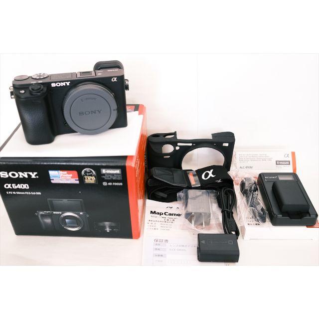 SONY(ソニー)のSONY α6400  ボディ ブラック 極美品保証有 スマホ/家電/カメラのカメラ(ミラーレス一眼)の商品写真