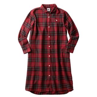 カンタベリー(CANTERBURY)のCanterbury レディース　秋服チェックシャツワンピ　WA49702(シャツ/ブラウス(長袖/七分))