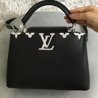 ルイヴィトン(LOUIS VUITTON)のルイヴィトン カプシーヌBB スワロスキー 2way ブラック(ショルダーバッグ)