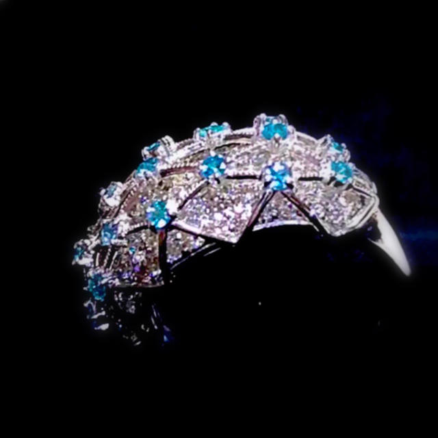 ⭐️贅沢の極み✨パライバトルマリン・ダイヤモンド レディースのアクセサリー(リング(指輪))の商品写真