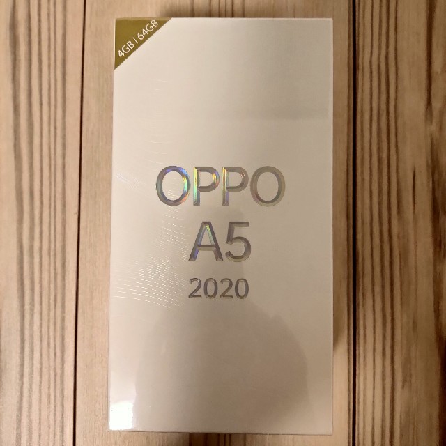 OPPO A5 2020　新品未開封　グリーン スマホ/家電/カメラのスマートフォン/携帯電話(スマートフォン本体)の商品写真