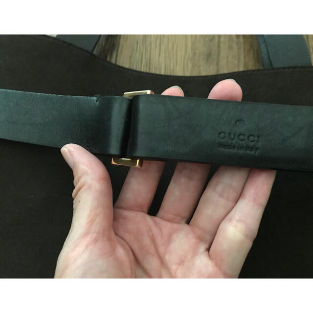 Gucci(グッチ)のZOさま専用☆オールドGUCCI ☆スエード ☆トートバッグ レディースのバッグ(トートバッグ)の商品写真