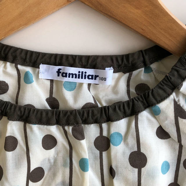 familiar(ファミリア)のfamiliarチュニックお値下げしました キッズ/ベビー/マタニティのキッズ服女の子用(90cm~)(Tシャツ/カットソー)の商品写真