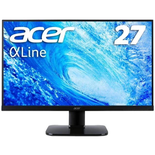 Acer(エイサー)の【美品】ACER 27インチ液晶モニター KA270HAbmidx  スマホ/家電/カメラのPC/タブレット(ディスプレイ)の商品写真