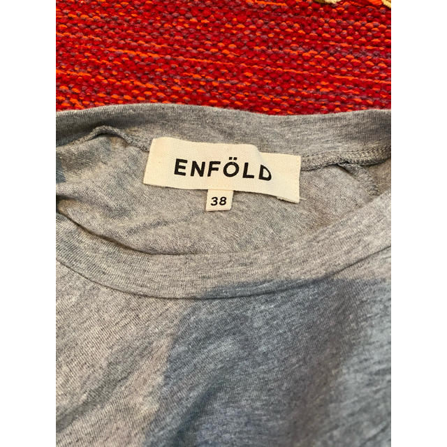 ENFOLD(エンフォルド)のenfold エンフォルド　変形Tシャツ レディースのトップス(Tシャツ(半袖/袖なし))の商品写真