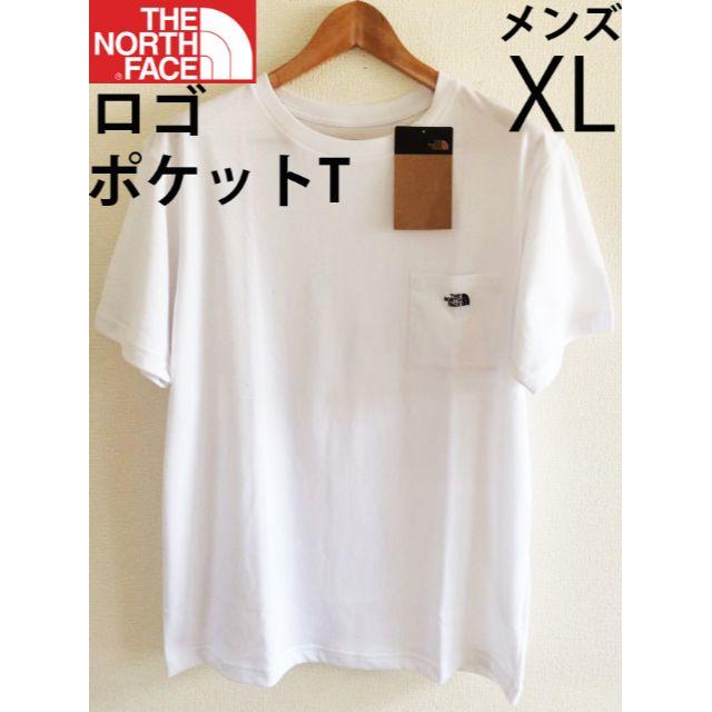 【新品・未開封】THE NORTH FACE シンプルロゴポケットTシャツ 白S
