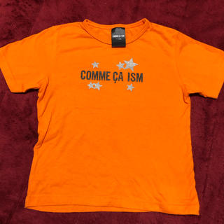 コムサイズム(COMME CA ISM)のTシャツ　コムサイズム　未使用　110 オレンジ(Tシャツ/カットソー(半袖/袖なし))