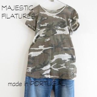 ドゥーズィエムクラス(DEUXIEME CLASSE)のMAJESTIC FILATURES マジェスティックフィラチュール　Tシャツ(Tシャツ(半袖/袖なし))