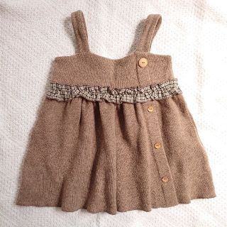 ザラキッズ(ZARA KIDS)のZARA baby ニット ワンピース(ワンピース)