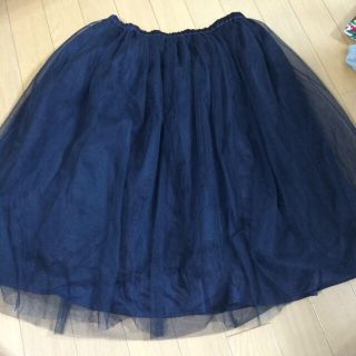 ダブルクローゼット(w closet)のチュールスカート(ひざ丈スカート)