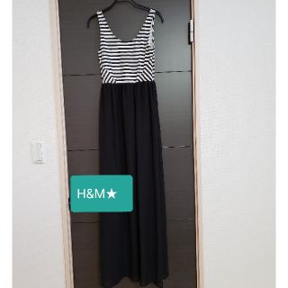 エイチアンドエム(H&M)のH&M バックオープン ロングワンピース★(ロングワンピース/マキシワンピース)