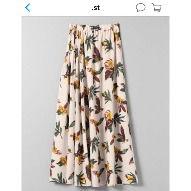 JEANASIS(ジーナシス)のjeanasis  サイドダーツフレアスカート レディースのスカート(ロングスカート)の商品写真