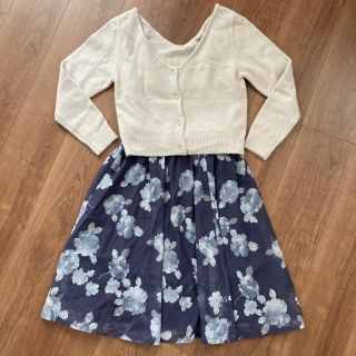 ジルスチュアート(JILLSTUART)のジルスチュアートの花柄ワンピース(ひざ丈ワンピース)