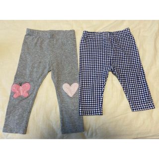 ベビーギャップ(babyGAP)のレギンス  女の子　サイズ90 ２枚セット(パンツ/スパッツ)