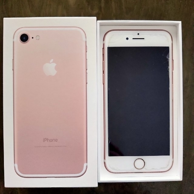 iPhone7 Pink gold 128GB SIMフリー