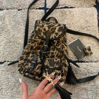 サンローラン(Saint Laurent)のsaint laurent レオパードバックパック(リュック/バックパック)