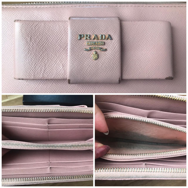 となります PRADA ラウンドファスナー 革 財布の通販 by MI♡|プラダ ...
