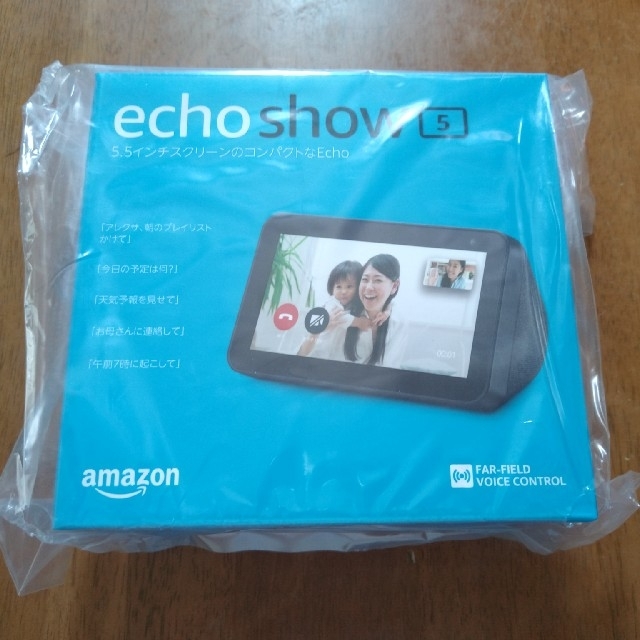 ECHO(エコー)のAmazon echo show 5 新品 スマホ/家電/カメラのオーディオ機器(スピーカー)の商品写真