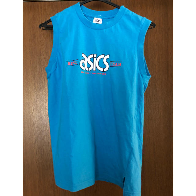 asics(アシックス)のasics  水色Tシャツ キッズ/ベビー/マタニティのキッズ服男の子用(90cm~)(Tシャツ/カットソー)の商品写真