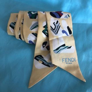 フェンディ(FENDI)の【あい様専用】フェンディのツイリー　　☆492  A(バンダナ/スカーフ)