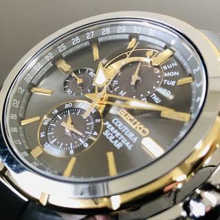 セイコー(SEIKO)の【新品】セイコー 上級コーチュラ SEIKO ソーラー メンズ腕時計(腕時計(アナログ))