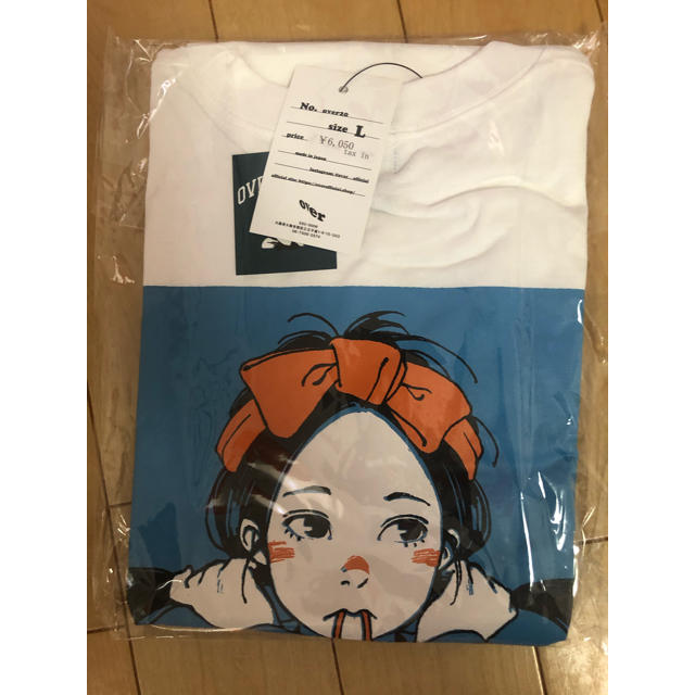 古塔つみ overprint 会場限定 Tシャツ 白　L tee