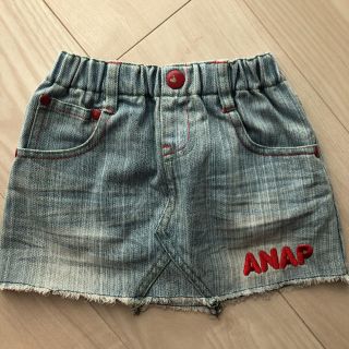 アナップキッズ(ANAP Kids)のANAPKIDS デニムスカート100cm(スカート)