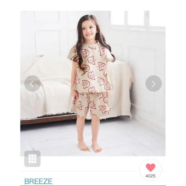 BREEZE(ブリーズ)の「新品」BREEZE(ブリーズ)のパジャマ　110cm キッズ/ベビー/マタニティのキッズ服女の子用(90cm~)(パジャマ)の商品写真