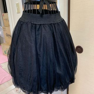 シークレットハニー(Secret Honey)のぷまそち様専用　シークレットハニー黒+スカート青(ひざ丈ワンピース)