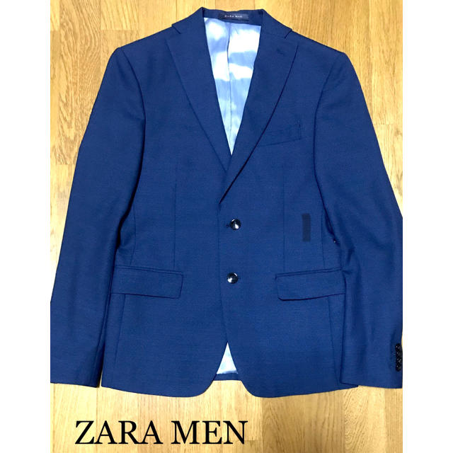 ZARA(ザラ)のZARA セットアップ　スーツ　ブルー　送料込 メンズのスーツ(セットアップ)の商品写真