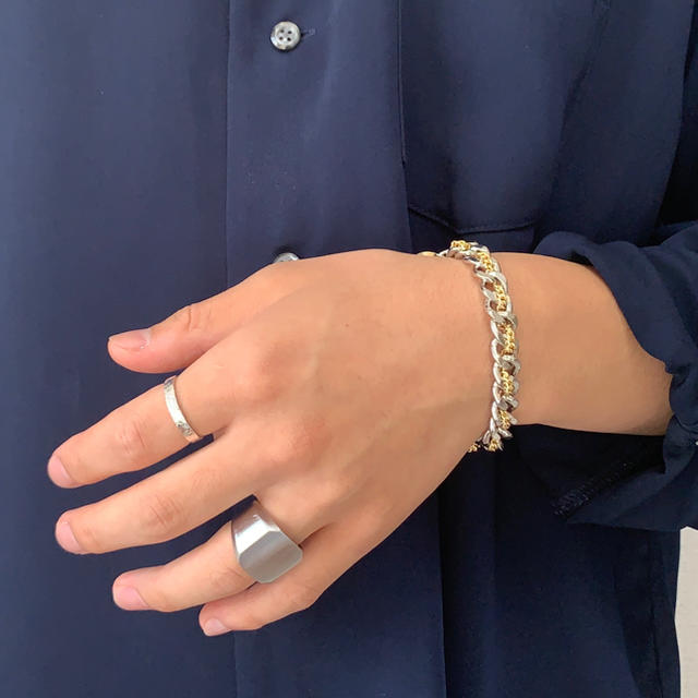 sacai(サカイ)のdouble chain bangle メンズのアクセサリー(ブレスレット)の商品写真